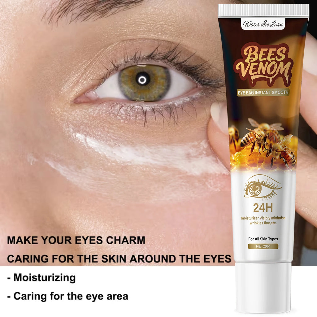 Crema Contorno de Ojos con Veneno de Abeja — Elimina Ojeras, Bolsas y Arrugas