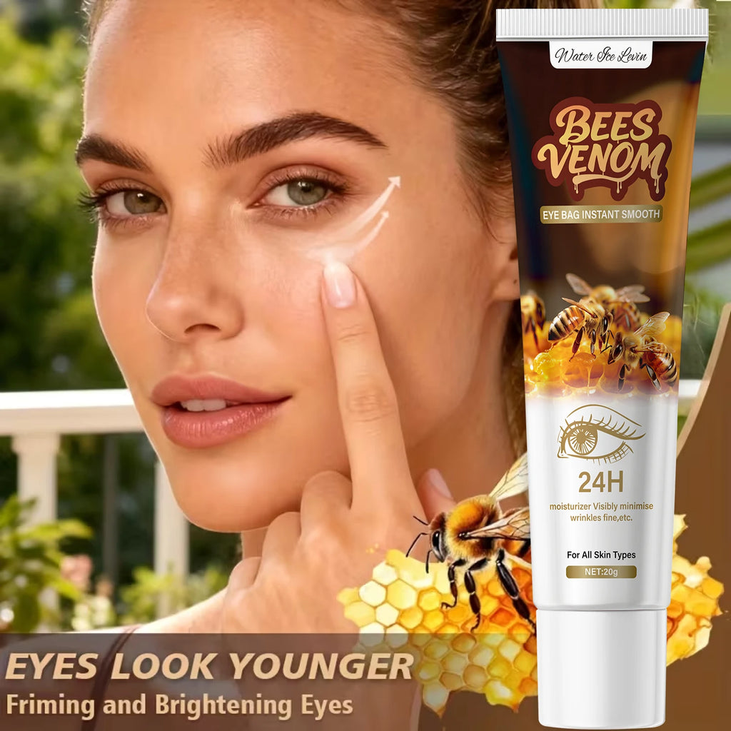 Crema Contorno de Ojos con Veneno de Abeja — Elimina Ojeras, Bolsas y Arrugas