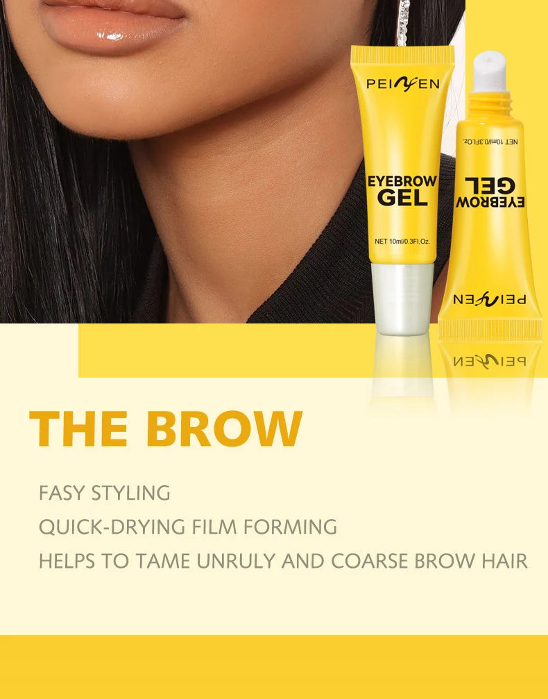 Gel 3D para Cejas con Brocha — Efecto Natural, Waterproof y Larga Duración