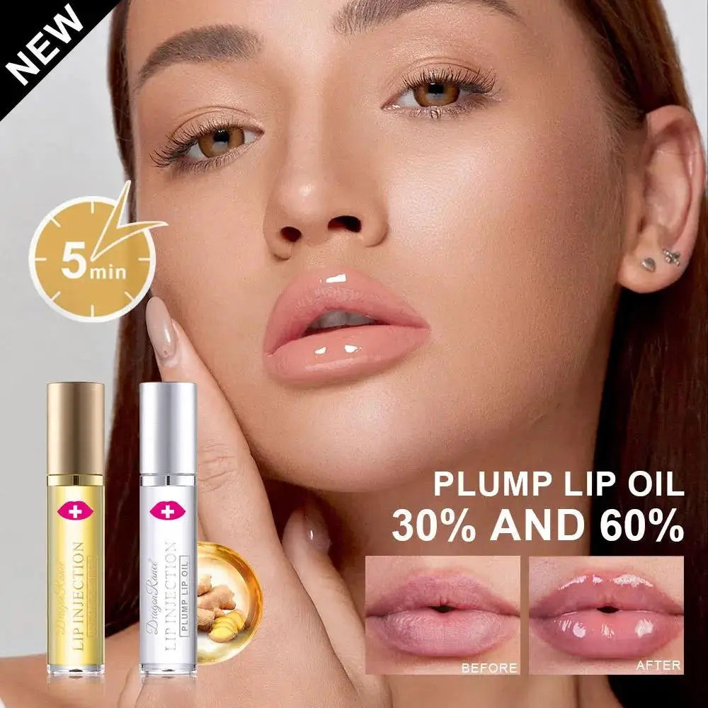 Aceite Labial Voluminizador Dragon Ranee 6.3g — Jengibre, Hidratante & Plumper Roll-On