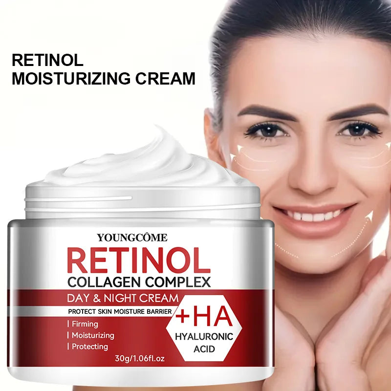 Crema Facial Retinol YOUNGCOME — Hidratante Profunda, Reparadora & Antiedad