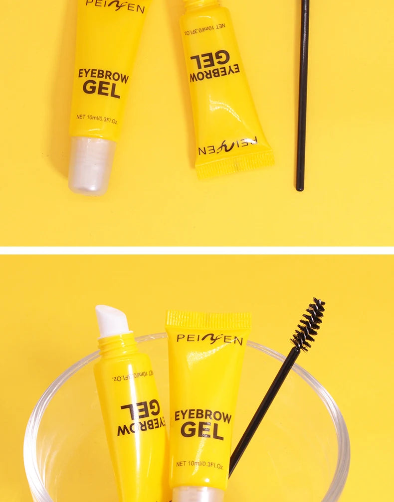 Gel 3D para Cejas con Brocha — Efecto Natural, Waterproof y Larga Duración