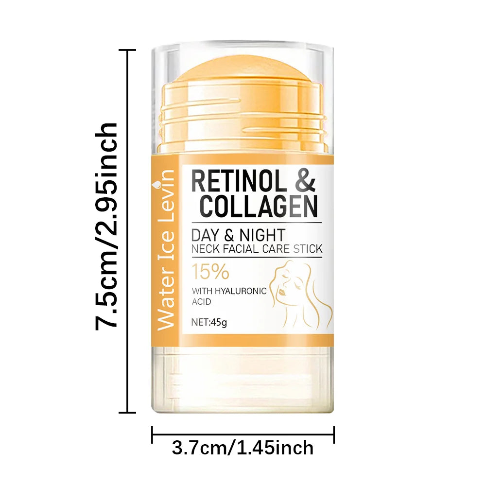 Crema Antiedad de Retinol y Colágeno para Rostro y Cuello — Tensa, Hidrata y Reduce Líneas