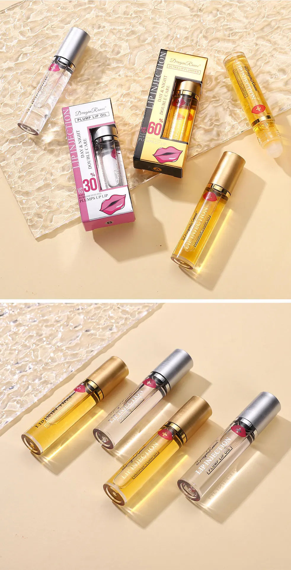 Aceite Labial Voluminizador Dragon Ranee 6.3g — Jengibre, Hidratante & Plumper Roll-On