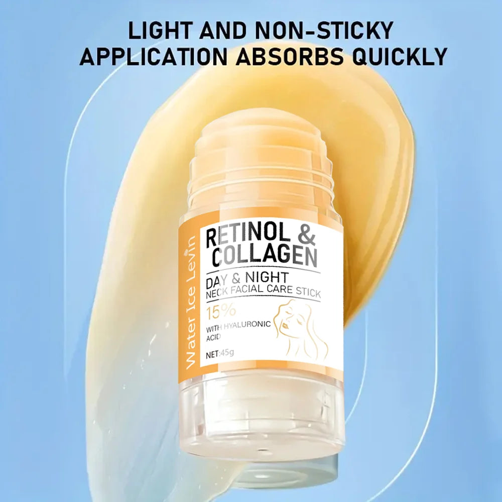 Crema Antiedad de Retinol y Colágeno para Rostro y Cuello — Tensa, Hidrata y Reduce Líneas