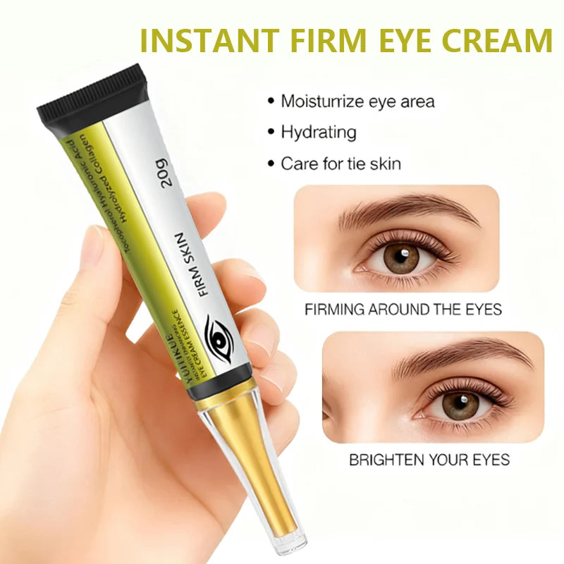 Crema Contorno de Ojos YUITIKUE 20g — Ácido Hialurónico, Colágeno & Retinol