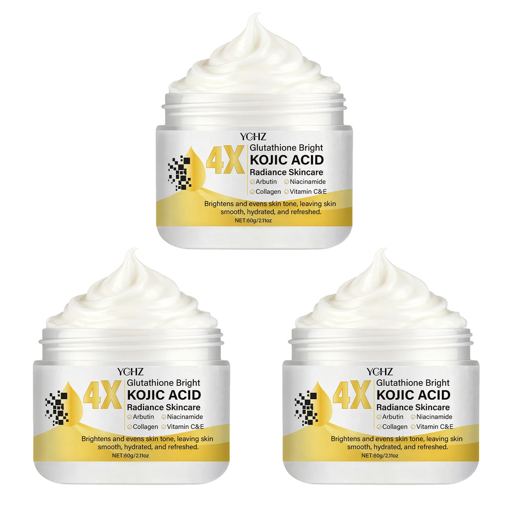Crema Facial con Ácido Kójico YCHZ — Unifica el Tono, Elimina Manchas y Dullness 60g
