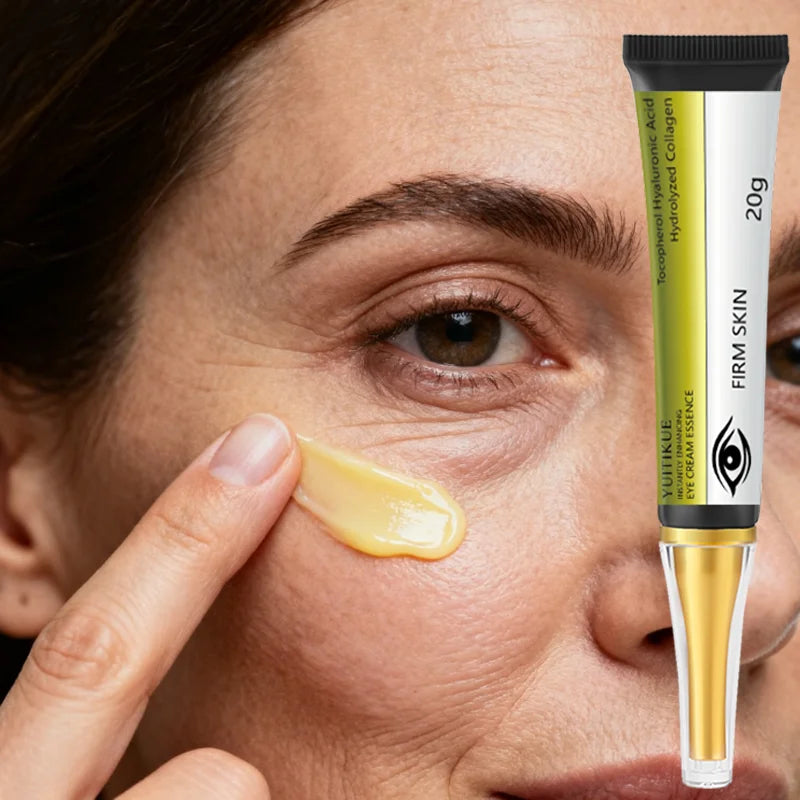 Crema Contorno de Ojos YUITIKUE 20g — Ácido Hialurónico, Colágeno & Retinol