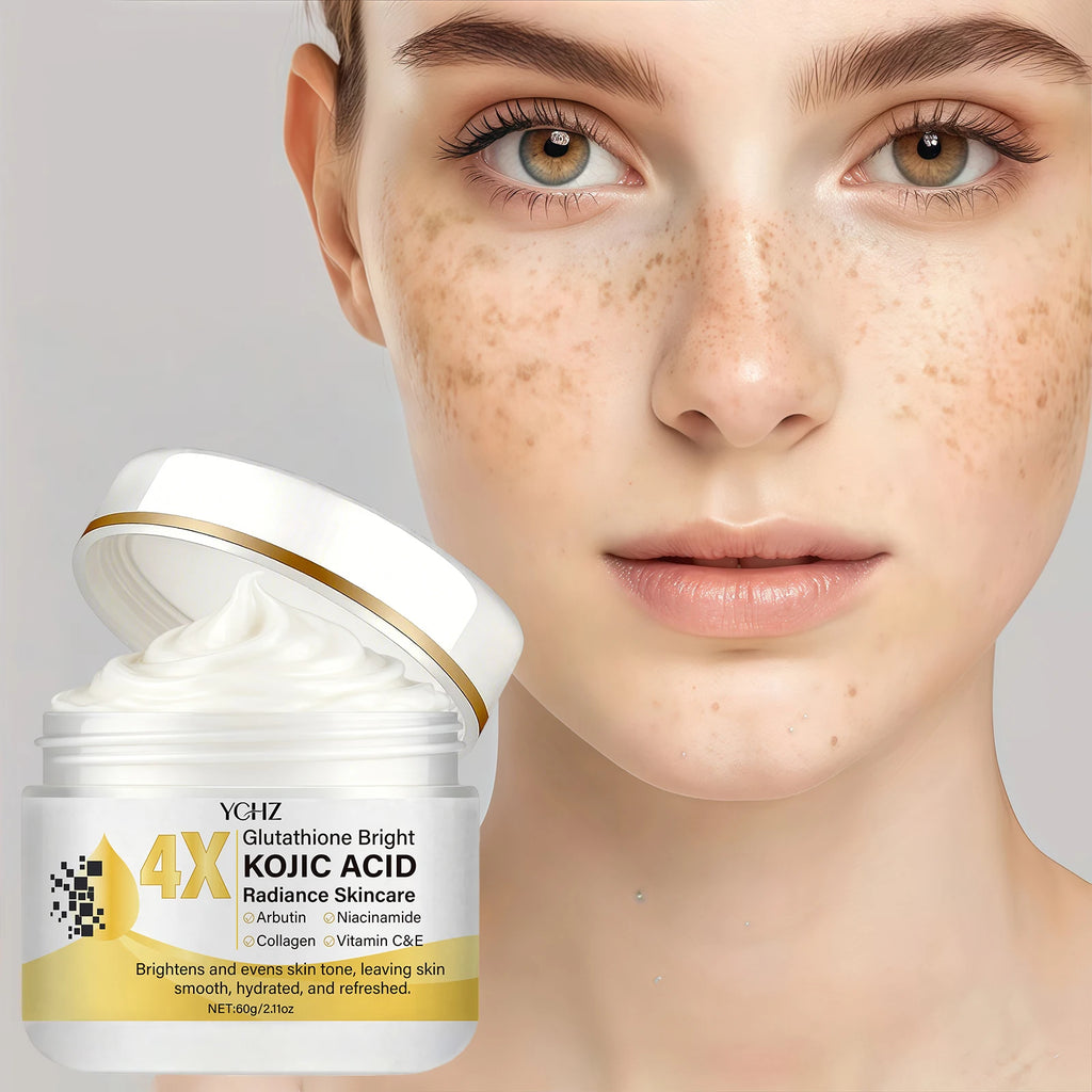 Crema Facial con Ácido Kójico YCHZ — Unifica el Tono, Elimina Manchas y Dullness 60g