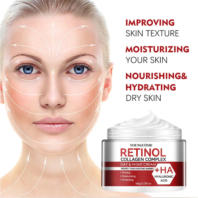 Crema Facial Retinol YOUNGCOME — Hidratante Profunda, Reparadora & Antiedad