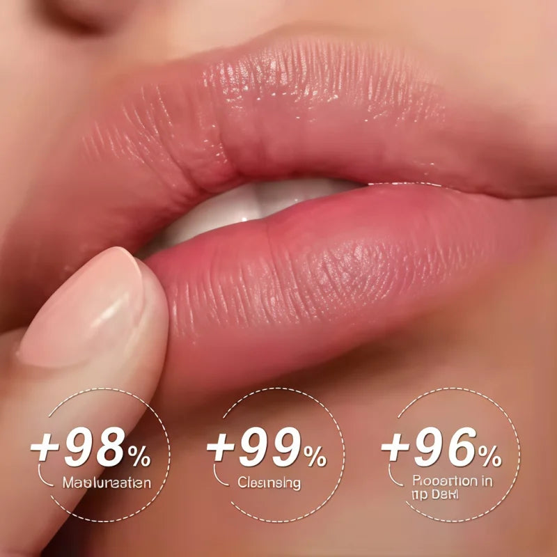 Bálsamo Labial Hidratante, Blanqueador y Exfoliante — Pack 3 Piezas Estilo Coreano