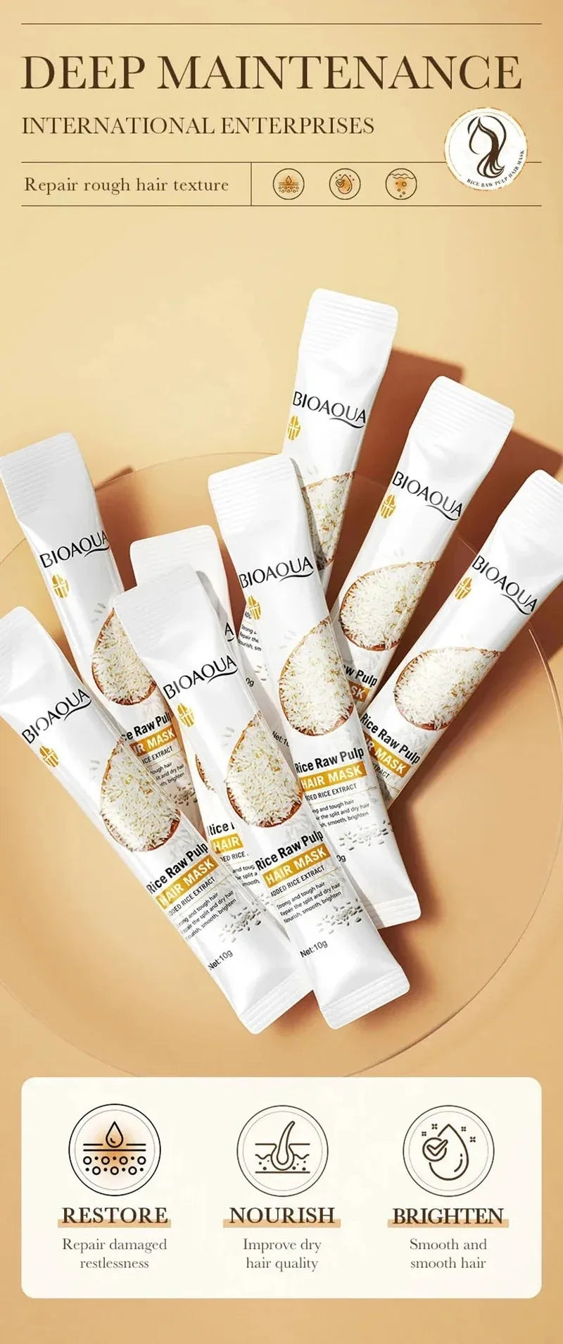 Mascarilla Mágica para Cabello en 5 Segundos — Repara, Hidrata y Elimina el Frizz al Instante