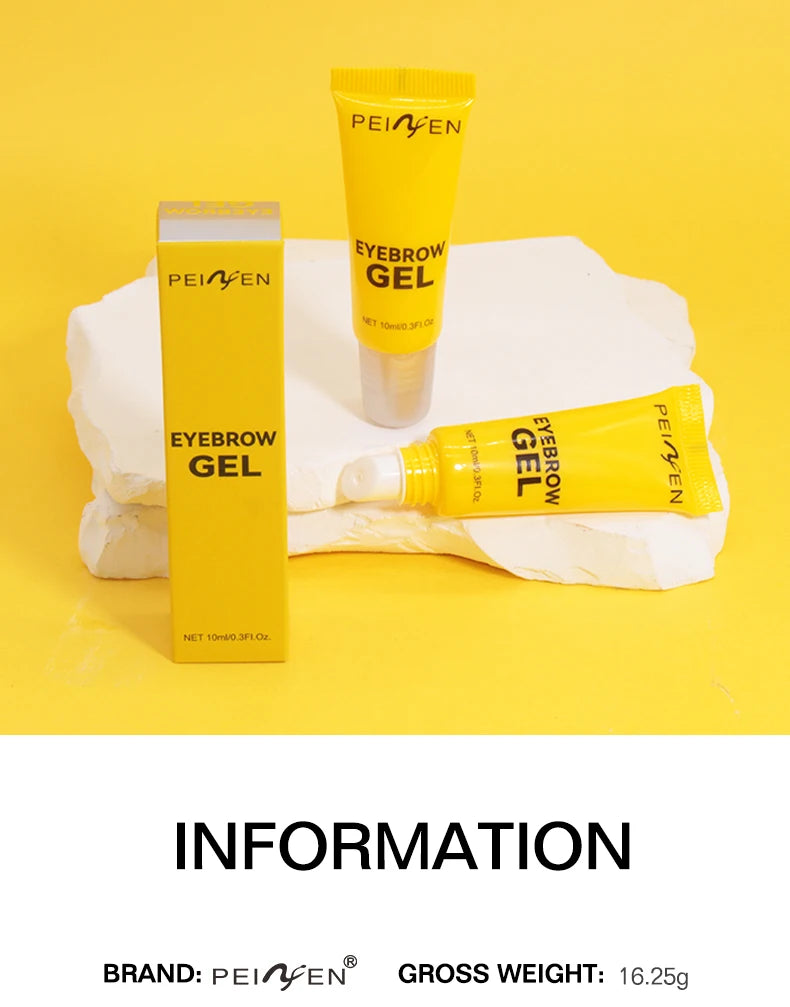 Gel 3D para Cejas con Brocha — Efecto Natural, Waterproof y Larga Duración