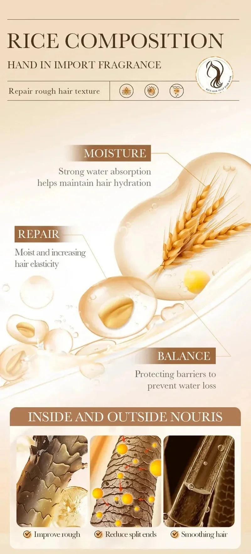 Mascarilla Mágica para Cabello en 5 Segundos — Repara, Hidrata y Elimina el Frizz al Instante