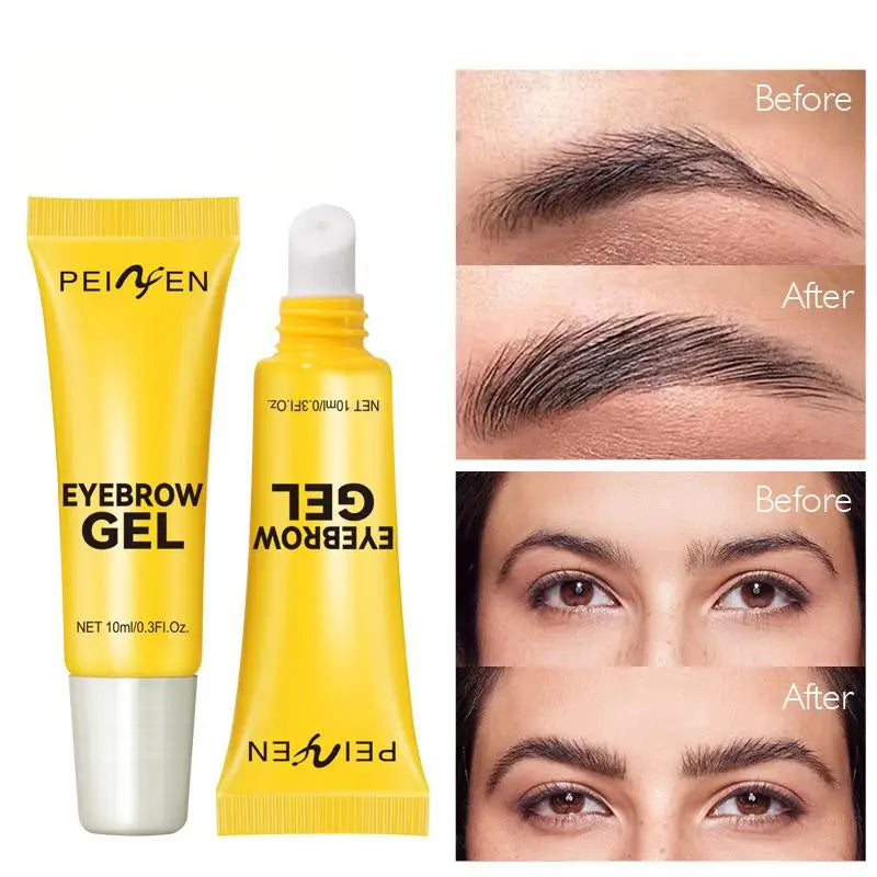 Gel 3D para Cejas con Brocha — Efecto Natural, Waterproof y Larga Duración