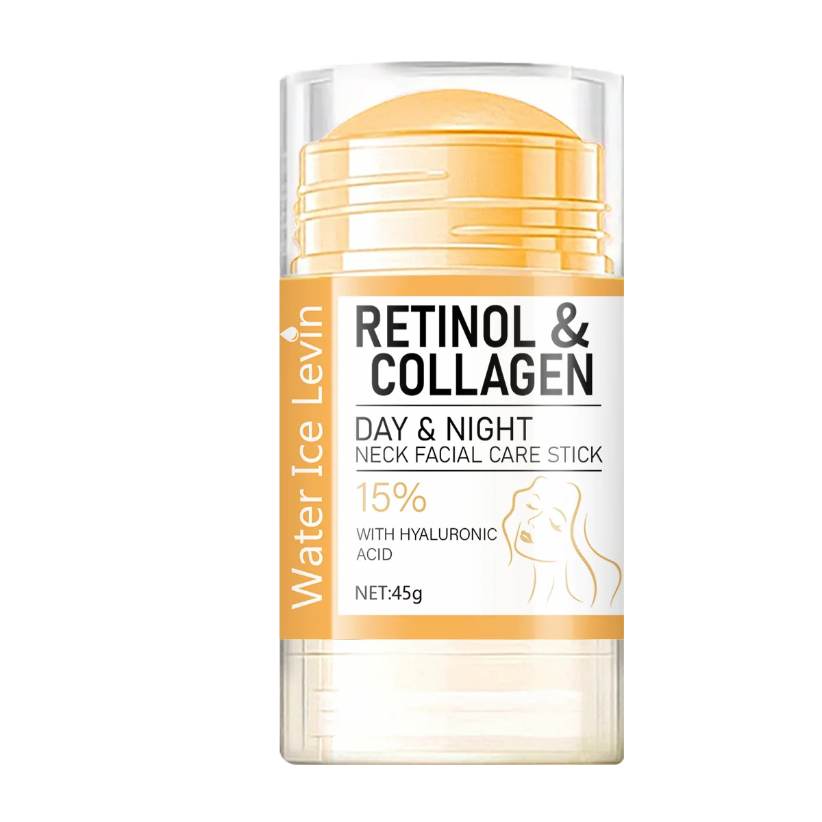 Crema Antiedad de Retinol y Colágeno para Rostro y Cuello — Tensa, Hidrata y Reduce Líneas