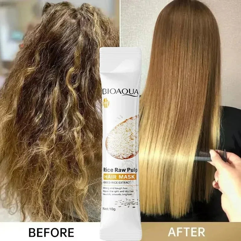 Mascarilla Mágica para Cabello en 5 Segundos — Repara, Hidrata y Elimina el Frizz al Instante
