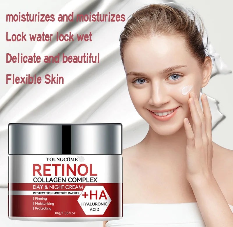 Crema Facial Retinol YOUNGCOME — Hidratante Profunda, Reparadora & Antiedad