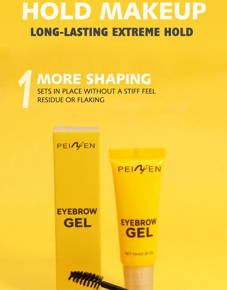 Gel 3D para Cejas con Brocha — Efecto Natural, Waterproof y Larga Duración