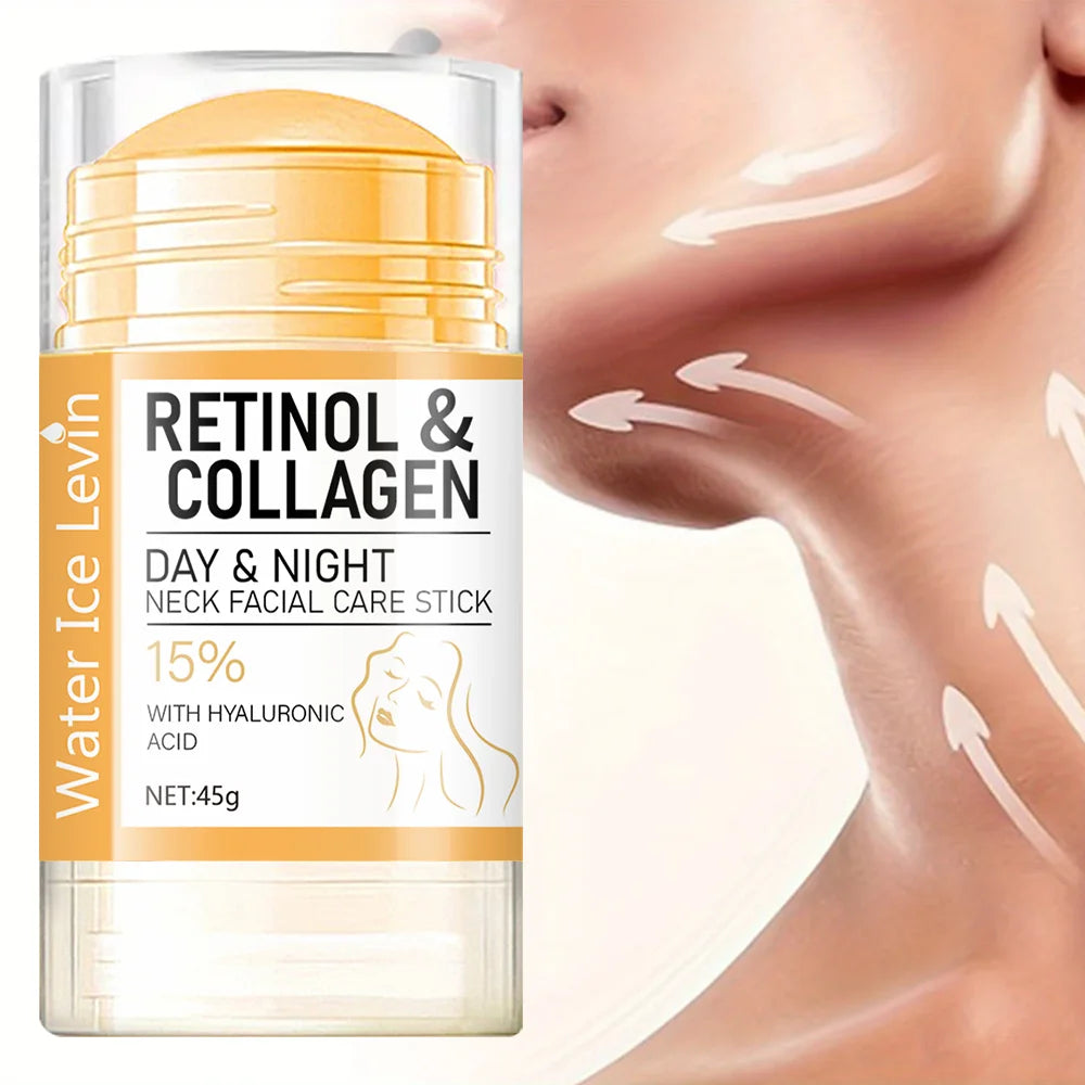 Crema Antiedad de Retinol y Colágeno para Rostro y Cuello — Tensa, Hidrata y Reduce Líneas