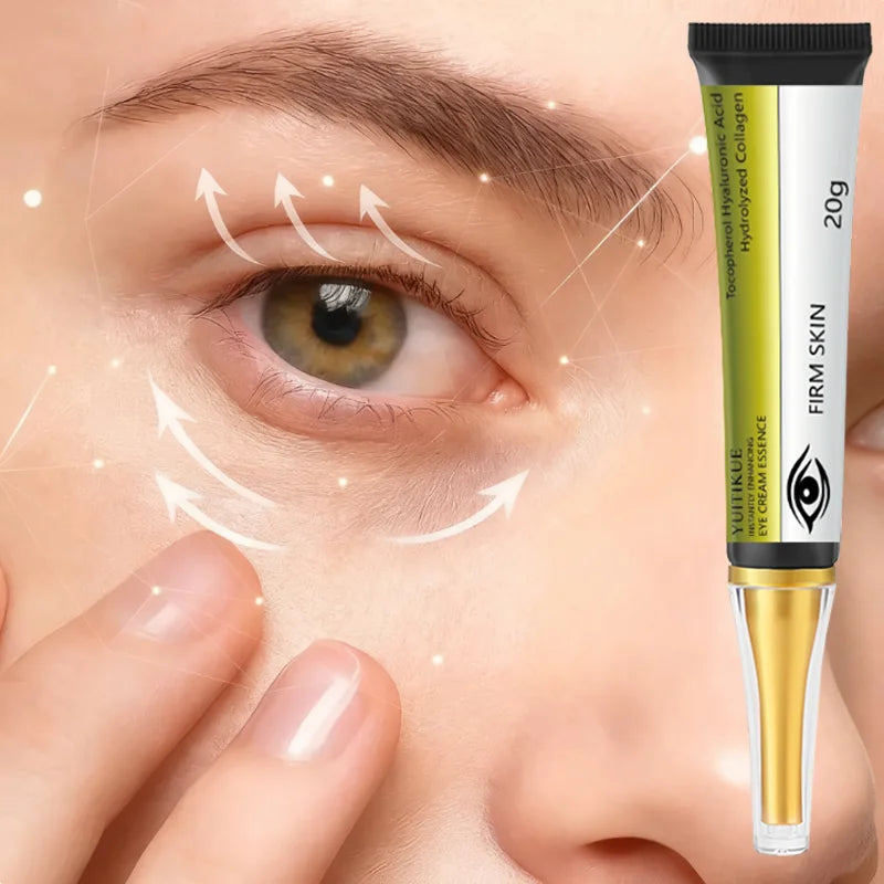 Crema Contorno de Ojos YUITIKUE 20g — Ácido Hialurónico, Colágeno & Retinol