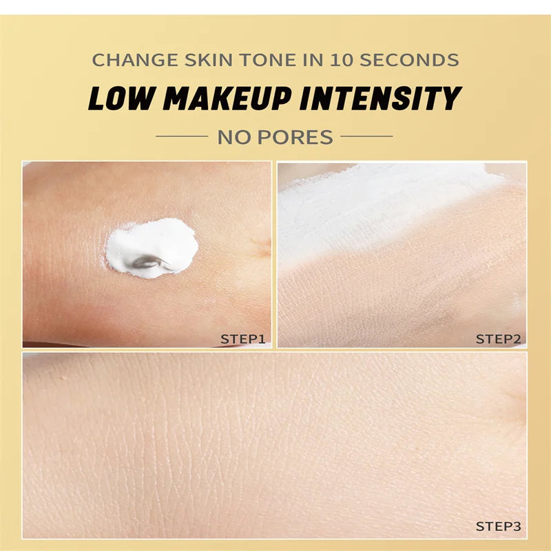 Base Mágica de Maquillaje QIC — Cambio de Color, Efecto Mate y Larga Duración 30ml