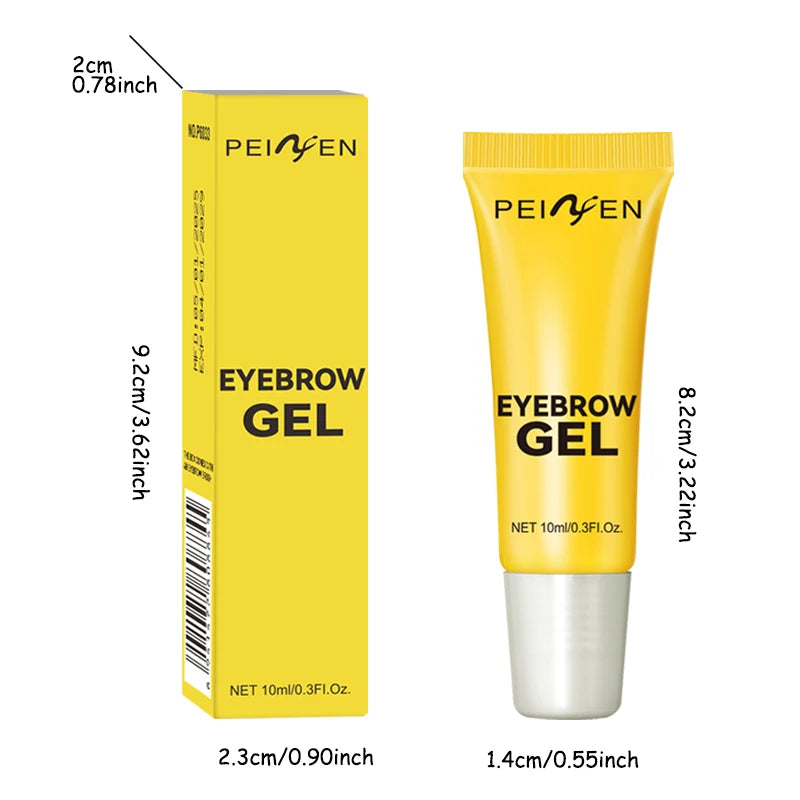 Gel 3D para Cejas con Brocha — Efecto Natural, Waterproof y Larga Duración