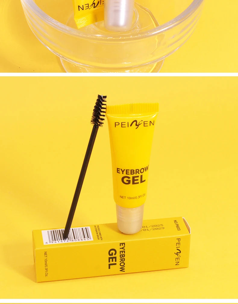 Gel 3D para Cejas con Brocha — Efecto Natural, Waterproof y Larga Duración