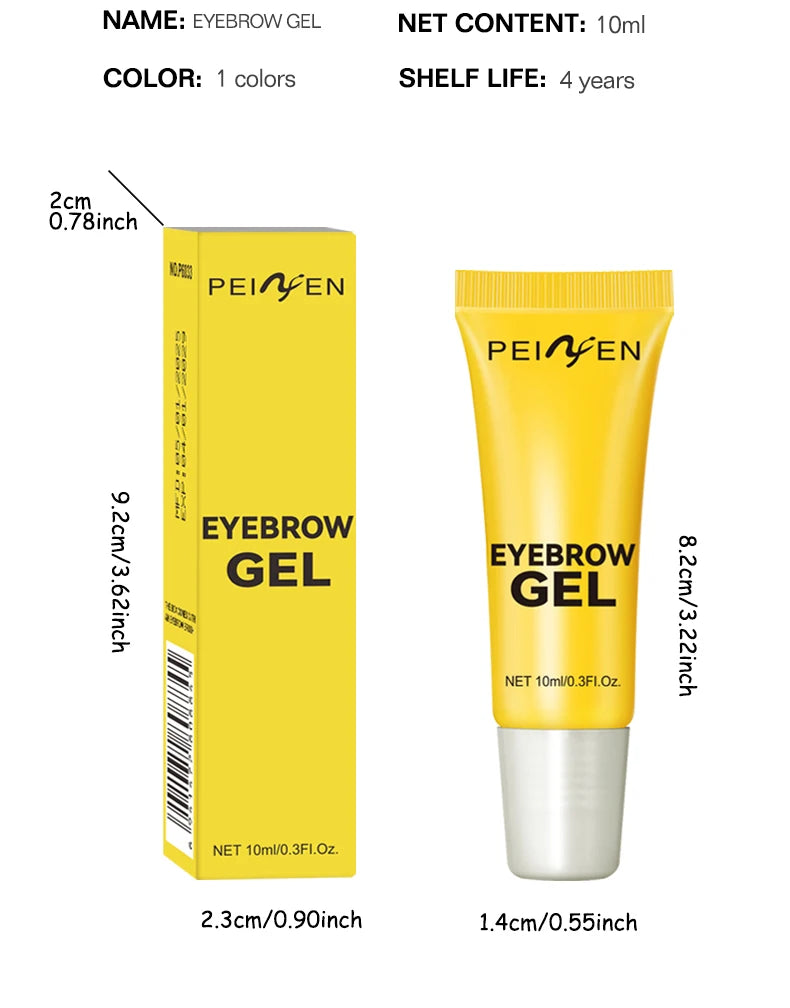 Gel 3D para Cejas con Brocha — Efecto Natural, Waterproof y Larga Duración