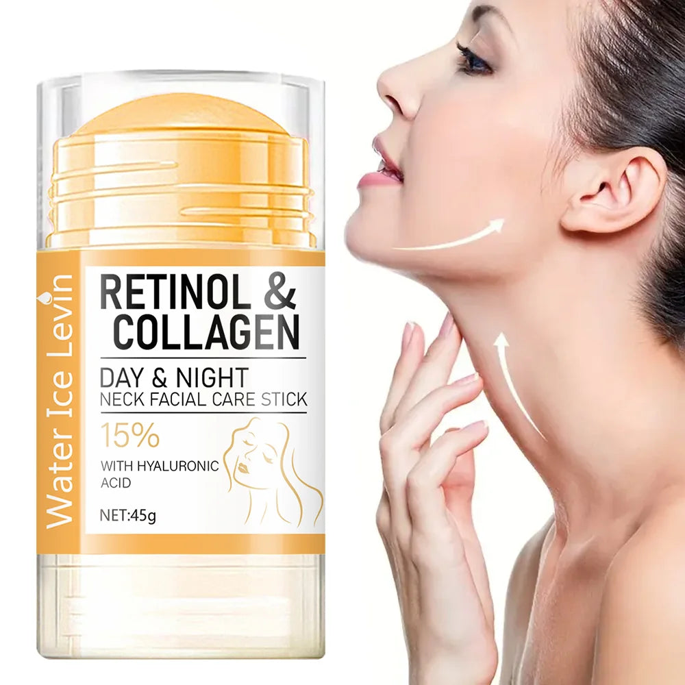 Crema Antiedad de Retinol y Colágeno para Rostro y Cuello — Tensa, Hidrata y Reduce Líneas