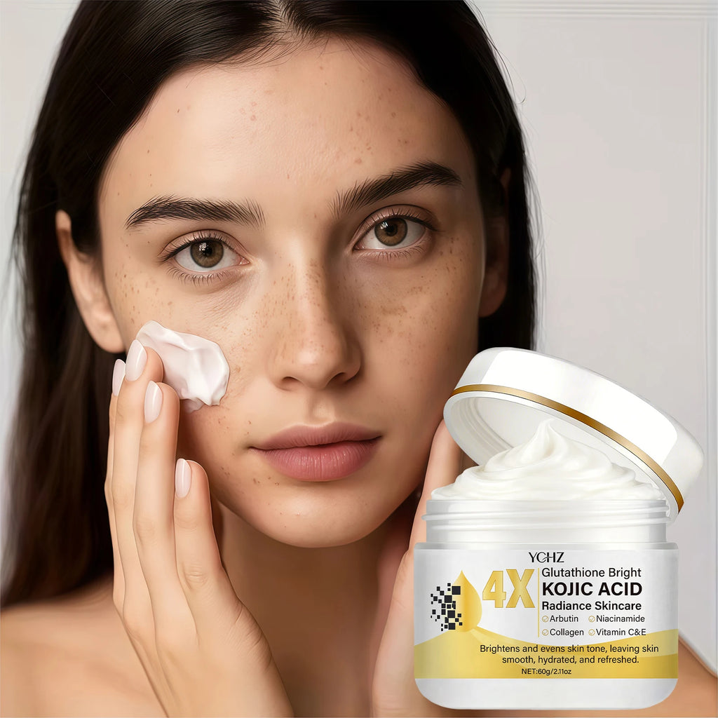 Crema Facial con Ácido Kójico YCHZ — Unifica el Tono, Elimina Manchas y Dullness 60g