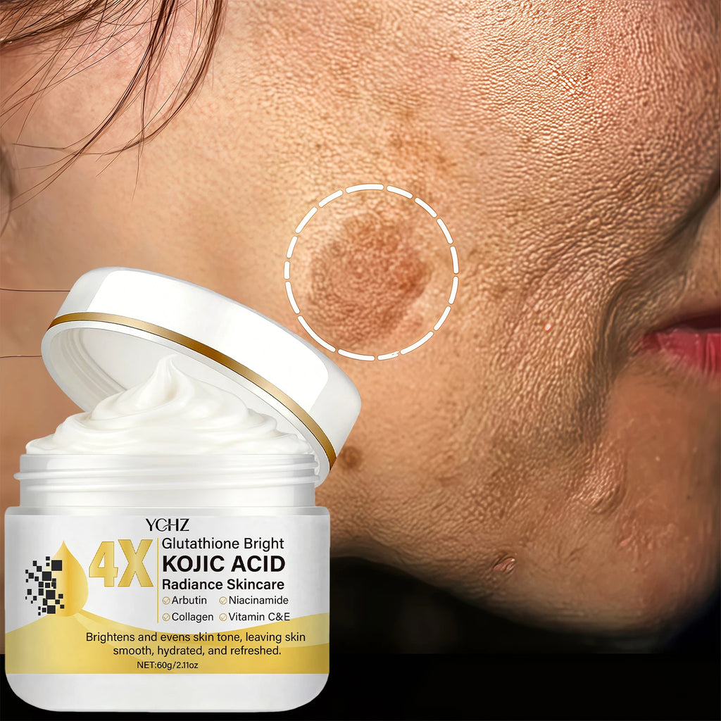 Crema Facial con Ácido Kójico YCHZ — Unifica el Tono, Elimina Manchas y Dullness 60g